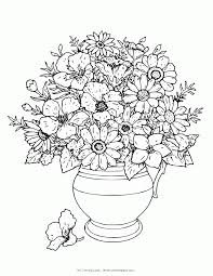 Free flower coloring pages pdf preschool coloring pages pdf at getcolorings free printable colorings pages to print and color. Vase And Flowers Coloring Page Coloring Home