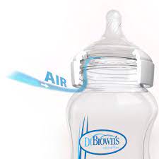 Dr Brown S Natural Flow Options Baby Bottle Wide Neck 9 Oz 270 Ml Dr Brown S Baby