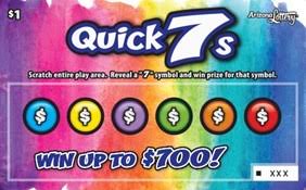 Draw results draw #1289 28 january 2021. Quick 7s 1206 Arizona Lottery