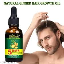 Ginger Germinal 5 DAYS Ginger Hair Nutrient Solution Hebal Oil Hair Oil for  Women and Men for Shiny Hair Long