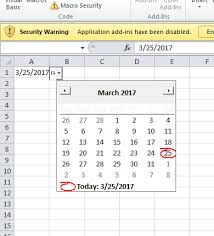How To Add A Datepicker Calendar To Excel Cells