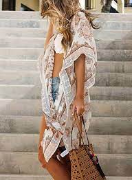 Beach Cover Ups Best Selling From Amazon Diy Darlin Swimwear Cover Loose Tops Floral Tops