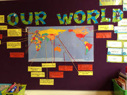 Geography Teaching Ideas Classroom Display Mark Countries From Student S Family Histor Classroom Wall Displays Classroom Displays Secondary Classroom Displays