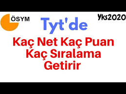 Tyt'de 180 barajı i̇çin kaç net gerekir? Tyt Kac Net Kac Puan Kac Siralama Getirir Yks 2019 Tyt Ayt Youtube