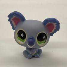 Littlest Pet Shop Koala Bear #872 Blue wGreen Star Eyes LPS | eBay