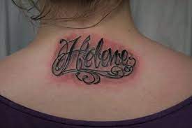 Tattoos With Kids Name Name Tattoo Designs Neck Tattoo Name Tattoos On Neck