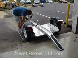 Folding Motorcycle Trailer Review Webbikeworld