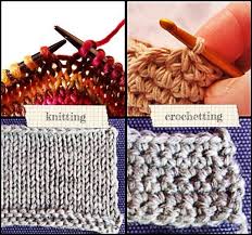 The Difference Between Knitting Crocheting Just A Visual No Website Link Knitting Crochet Stitches Guide Crochet