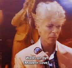 #david bowie #bowie #gif #lets dance #the man who fell to earth. David Bowie Modern Love Space Oddity