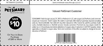 Petsmart 10 Off 40 Printable Coupon Petsmart Printable Coupons Coupons