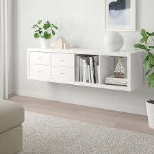 Kallax Shelf Unit With 4 Inserts White 30 3 8x57 7 8 Ikea In 2020 Ikea Kallax Shelf Kallax Shelving Unit Kallax Shelf Unit