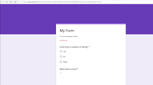 Be sure to title your form, and include a description. Selecting Language Of A Google Form By Using Hl Xx Doesn T Work For Me Google Docs Editors Community