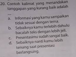 Kalimat imperatif (kalimat ajakan), kalimat deklaratif (kalimat pernyataan informasi) dan kalimat interogatif (kalimat. 20 Contoh Kalimat Yang Menandakantanggapan Yang Kurang Baik Adalaha Informasi Yang Kamu Brainly Co Id