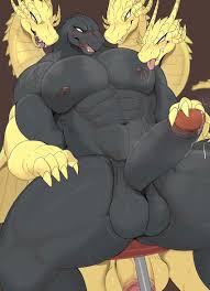 Godzilla And King Ghidorah (godzilla (series) And Etc) Created By Nukochi |  Yiff Party