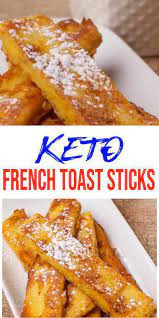 Keto French Toast Tasty Easy Low Carb Keto French Toast Sticks Recipe W This 90 Second Microwave Video French Toast Sticks Recipe Low Carb Recipes Keto Recipes