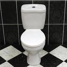 Melbourne Ceramic Close Coupled Modern Toilet At Victorian Plumbing Uk Modern Toilet Pedestal Basin Close Coupled Toilets