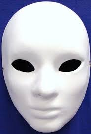 Unpainted Full Face Mask Halloween Masks Full Face Mask Face Mask