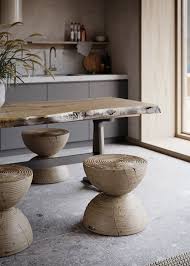 Contemporary Small House With Natural Color Palette And Textures Earthy Home Decor Interior Design Kitchen Earthy Home