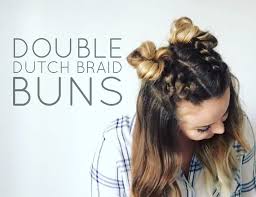 The simplest way to make a crown braid is to plait your hair into a double dutch or french braid, then lift each one and pin it to the opposite side to form the crown. Double Dutch Braid Buns Half Up Hairstyle Cassie Scroggins