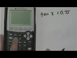 Using tan on the graphing calculator. Mathematics How To Calculate Angle Degrees Tangent Youtube