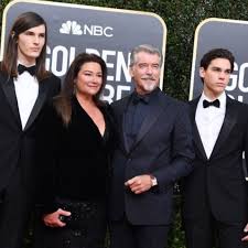 Pierce brosnan brings his handsome sons dylan, 22, & paris, 18, to golden globe party in la — see pic most read kate hudson's son, ryder, 17, is her twin but towers above her in new 'squad. Pierce Brosnan On Instagram Goldenglobes 2020 A Night To Remember With Keelyshayebrosnan And Our Sons Dylan Brosnan And Paris Brosnan Thank You Mr G