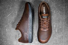 Coffee Grey Leather Trainer Men S Dress Shoes Men Shoes Mens Leather Trainers