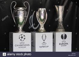 Stream every upcoming uefa europa league match live! Uefa Champions League Cup Stockfotos Und Bilder Kaufen Alamy