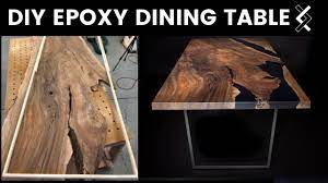 Round table 75 cm diametre back finish : Diy Epoxy Dining Table How To Woodworking Part One Of Two Youtube