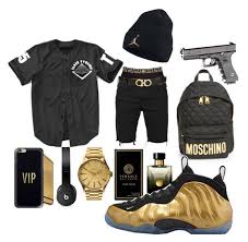 Black And Gold Nike Outfit Mens Pin On Men S Fashion