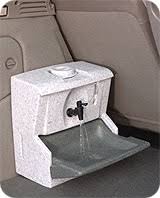 handyman in cab portable sink unit for