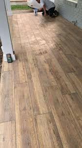 Perfect Tiles Contractors Houstoncontractor Houston Tilesetter Tiles Woodlook Patio Frontporch Laminate Floorin In 2020 Porch Tile Patio Tiles Wood Look Tile