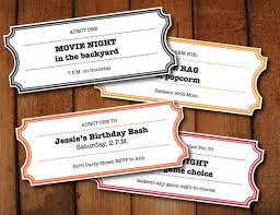 Printable Coupons Tickets Vouchers Movie Night Colors Etsy In 2020 Printable Coupons Diy Printables Movie Night