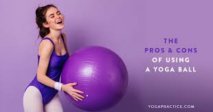 While seated on the ball with your feet flat on the floor, be sure your knees and hips are at right angles. The Pros And Cons Of Using A Yoga Ball Yoga Practice