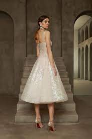 Special Wedding Dress Mademoiselle Bridal Midi Dress Bronx And Banco In 2021 Midi Wedding Dress Bridal Gowns Lace Wedding Dress With Sleeves