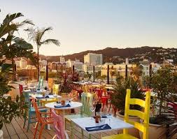 Restaurant Bar Brunch Rooftop Insolite A Los Angeles Mama Shelter Mama Shelter Los Angeles Mama Shelter Los Angeles Hotels