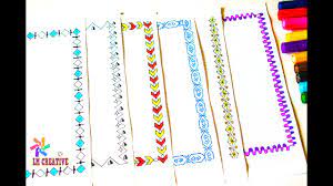 Margenes Para Cuadernos Bordes Decoracion De Cuaderno Escolares Leaf Margins Youtube