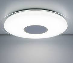 Plafon Led Inspire Vizzini 35w Blanco D56 Cm Con Altavoz Leroy Merlin Led Altavoces Merlin