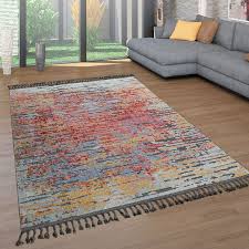 Uns liegt es am herzen, stets den passenden teppich für sie im angebot zu haben. Kurzflor Teppich Abstraktes Design Rote Teppiche Wohnzimmer Teppich Shaggy Teppich