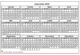 Calendriers 2016 à imprimer avec un dessin différent par calendrier. Calendrier 2016 Format Paysage