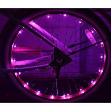 Brightz Wheel Bright Led Bicycle Light Pink Walmart Com Safety Lights Lightweight Bike Bicycle Safety