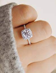 2 75 Carat Brilliant Vvs1 Diamond Engagement Ring In Real 14k White Gold Over Dream Engagement Rings Beautiful Diamond Engagement Ring Beautiful Engagement Rings