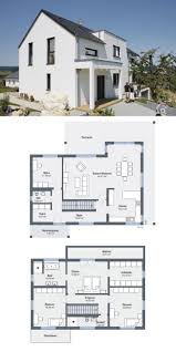 Modernes Haus In Hanglage Bauen Einfamilienhaus Grundriss Ideen Mit Einliegerwohnung Satteldach Modernes Haus Einfamilienhaus Moderne Hausarchitektur