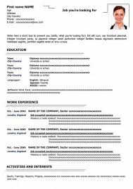 The key is to add key words related to your work, experience, training etc in the resume. Free Cv Template To Fill Out In Word Format Cvs Downloads