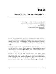 Soal dan pembahasan barisan dan deret.doc. Pdf Bab 02 Deret Taylor Dan Analisis Galat 2 Andro Ramada Academia Edu