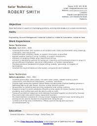 Solar engineers work in the alternative energy field and use sunlight to generate electricity. Solar Technician Resume Samples Qwikresume