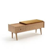 Banc Bout De Lit Billie Blanket Chene Billie Blanket X La Redoute Interieurs La Redoute Bout De Lit Banc De Lit Banc Salle A Manger