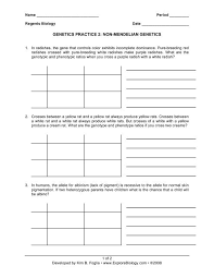 When gregor mendel pioneered the field of genetics, he began to try to answer that question, and now that we know about chromosomes, all of his work will make a lot of sense. Genetics Practice 2 Explore Biology Human Mendelian Traits Worksheet Answers Gsagency Co
