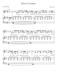 Also provides tips for new residents, visitors and kiwi driving overseas. Piano Sheet Music Olivia Rodrigo Drivers License Piano Sheet Music