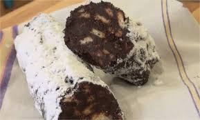 Recette Salam Portugais Le Saucisson Au Chocolat En Video Recette Saucisson Au Chocolat Chocolat Saucisson
