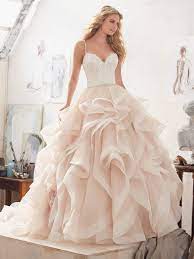 These Gowns An Absolute Dream Peach Blush Wedding Dress Wedding Dresses Blush Ball Gown Wedding Dress